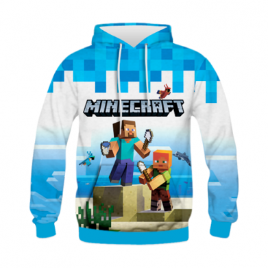 Принт Дитяча 3D худі Minecraft summer, Фото № 2 - FATLINE