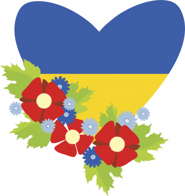 Принт Футболка премиум мужская FATLINE Цветущее желто-голубое сердце, Фото № 2 - FATLINE