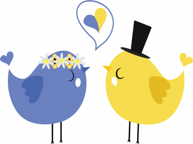 Женская футболка Люблю Украину птичка 2