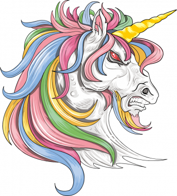 Термобутылка Viano Лошадь с цветной гривой 2