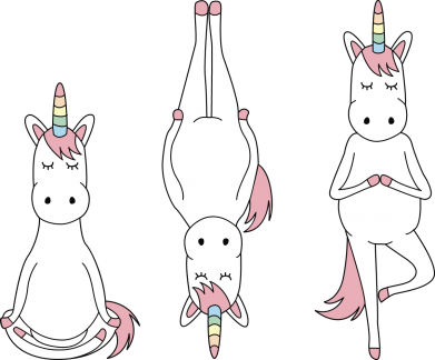 Принт Чоловіча футболка Stedman Unicorn in yoga, Фото № 2 - FATLINE