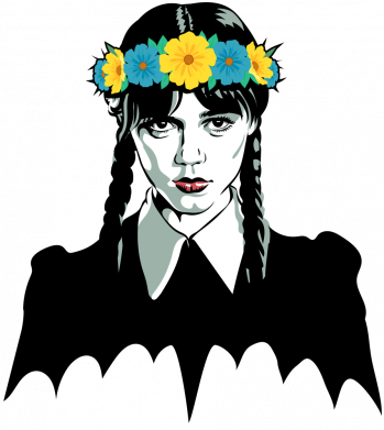 Чехол из раздела Авторские принты Wednesday Addams UA для Xiaomi Redmi 9a 2