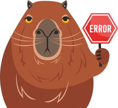 Кепка-тракер тай-дай Капибара. Error 2