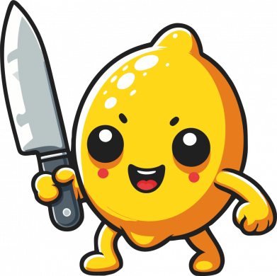 Шапка Лимон с ножом 2