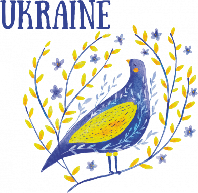 Худи унисекс Украина птичка 2