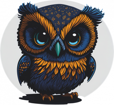 Женская футболка Совенок 2