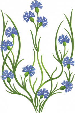 Принт Кепка тай-дай Герб Украины Васильки, Фото № 2 - FATLINE