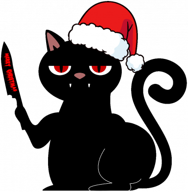 Жіноча футболка Merry Christmas Blood Cat 2