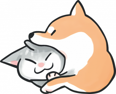 Штаны Корги и котик 2