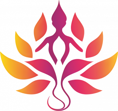 Женская футболка Лого йога поза лотоса 2