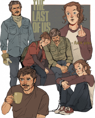 Чехол из раздела The Last of Us TLOU коллаж для Xiaomi Redmi 12 2