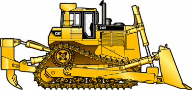 Bulldozer caterpillar CAT