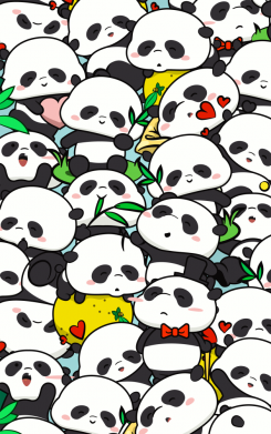 Рушник Funny pandas 2