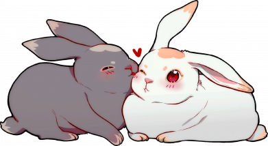 М'яка іграшка Котик Кролики Вэй и Лань 2