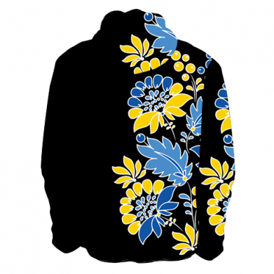 3D вітровка Українські квіти розпис 2