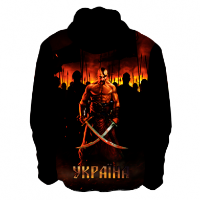 3D вітровка Вогняний герб України 2