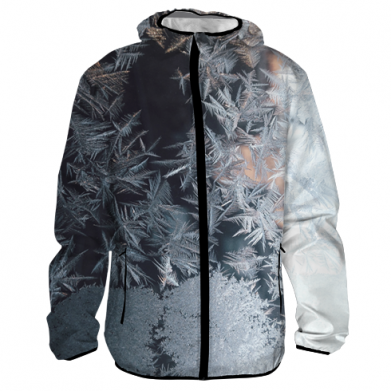 Принт 3D ветровка Frosting pattern, Фото № 2 - FATLINE