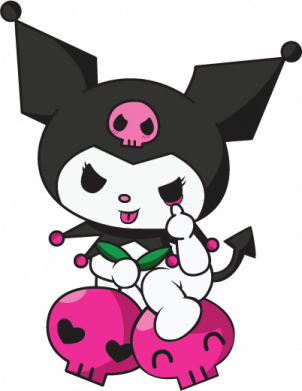 Принт Худі оверсайз Hello Kitty kuromi, Фото № 2 - FATLINE