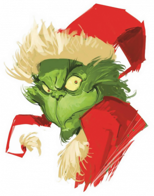 Женская футболка Гринч портрет 2