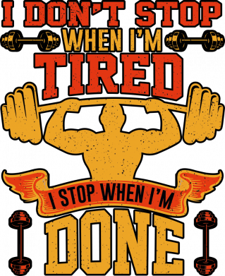 Футболка оверсайз FATLINE Don't Stop When I'm Tired 2