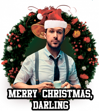 Мужская футболка Stedman Christmas Ryan Gosling 2