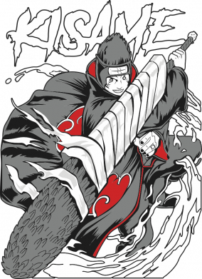 Кружка-хамелеон Kisame Hoshigaki Art 2