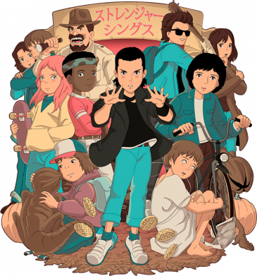 Чоловіча футболка Stedman Дуже дивні справи арт 2