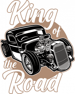 Кружка з блискітами 320 мл Road King 2