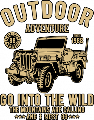 Кружка 320ml Outdoor Adventure Jeep 2