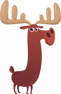 Женская футболка Забавный олень 2