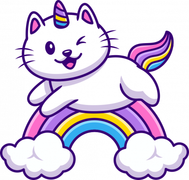 Мужская футболка Stedman Котик-единорог 2