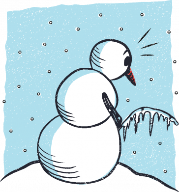 Кружка 320ml Snowman. It's Cold! 2