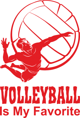 Женская футболка Волейбол Is my favorite 2