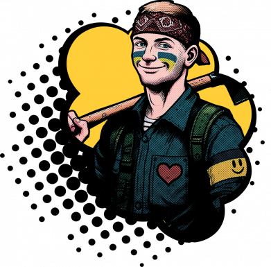 Дитяча футболка Український Марвел Волонтерам 2