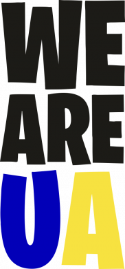 Шеврон прямокутний we are UA 2