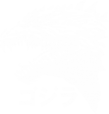 Футболка поло мужская Godzilla in japanese 2