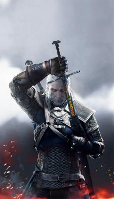 Принт Стікер Witcher with a sword, Фото № 2 - FATLINE