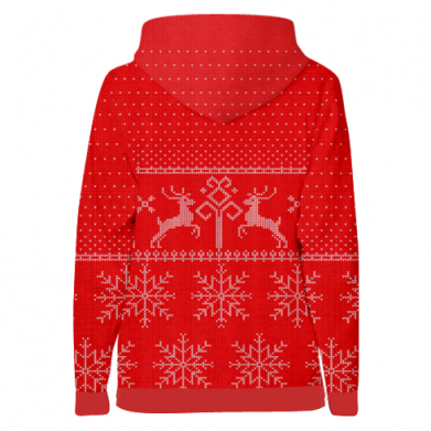 Женская 3D худи Merry Christmas 2