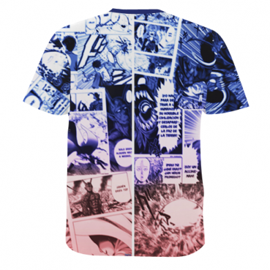 Мужская 3D футболка Saitama One punch man 2