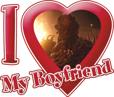 Детская футболка I love my boyfriend Vecna 2