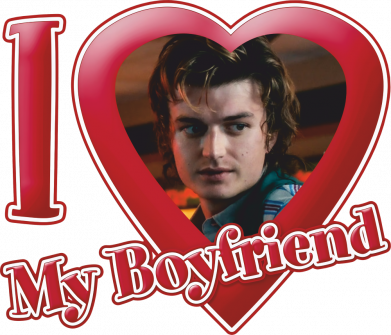 Кружка с ручкой в виде сердца I love my boyfriend Steve 2