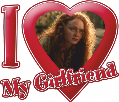 Значок I love my girlfriend Max 2