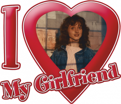Значок I love my girlfriend Nancy 2