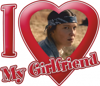 Значок I love my girlfriend Eleven 2