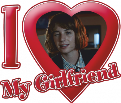 Значок I love my girlfriend Robin 2