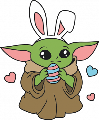Дитяча футболка Easter Yoda 2