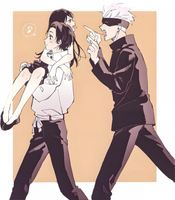 Детская футболка Юта Оккоцу, Рика и Годжо 2