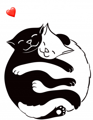 Футболка оверсайз FATLINE Cats with a smile 2