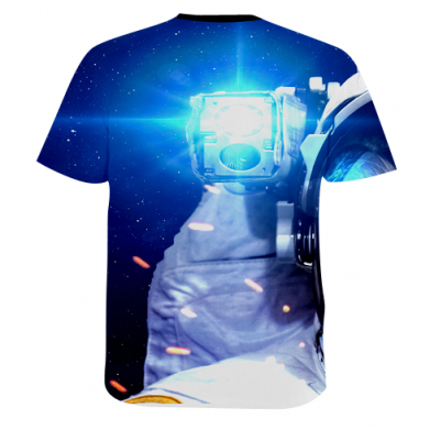 Мужская 3D футболка Cosmonaut 2