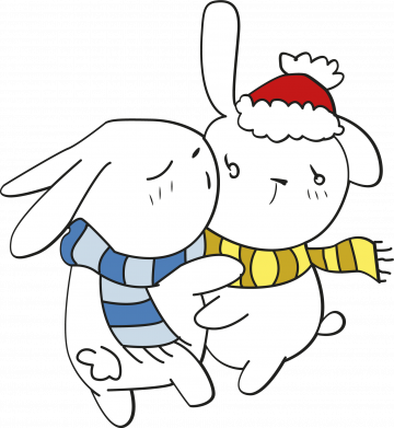 Кружка-хамелеон Зайці 2